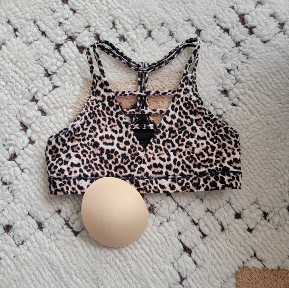 ZYIA Leopard Grid Bra